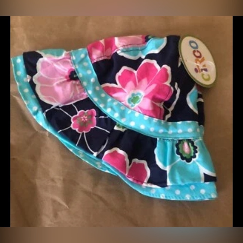 Baby Girl infant hat - floral